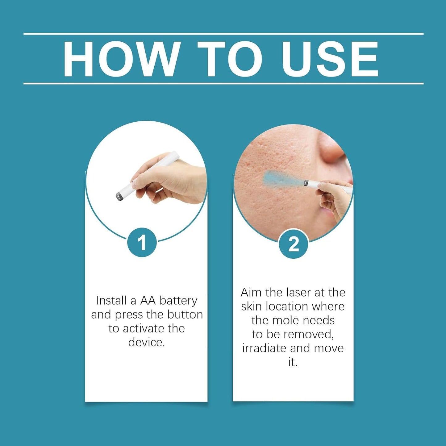 DermaClear™ Blue Laser Mole & Skin Tag Pen